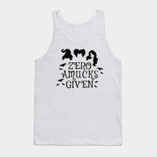 Zero Amucks Given Halloween Witches Tank Top